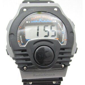 Men's Radio Shack Tandy Talking Quartz WR Digital Causal 41mm Round Watch (F971)